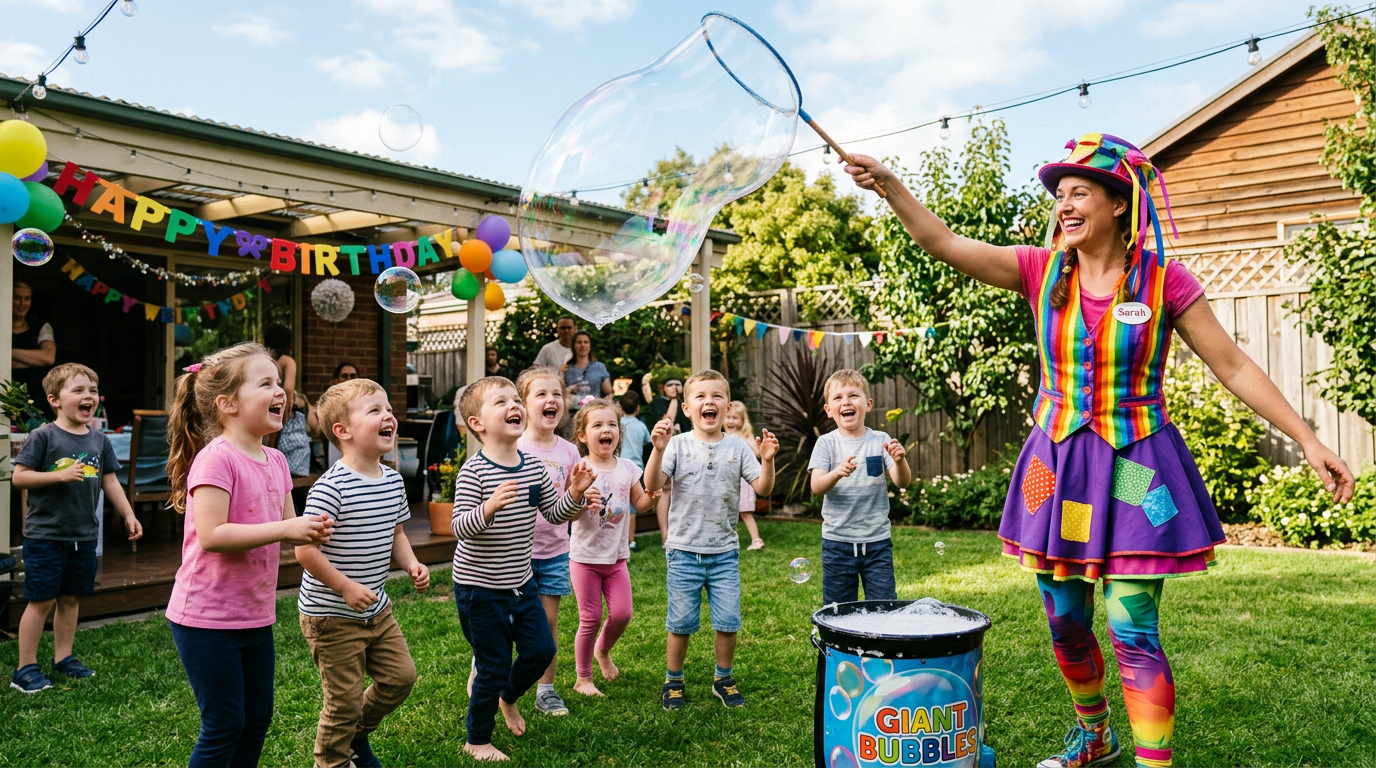 Captain Confetti, kids entertainers